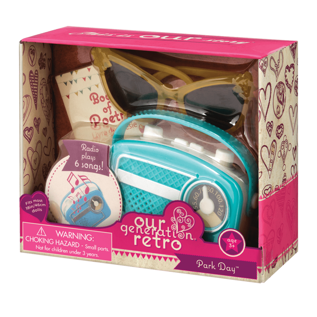 18-inch Doll Picnic Set with Musical Radio
