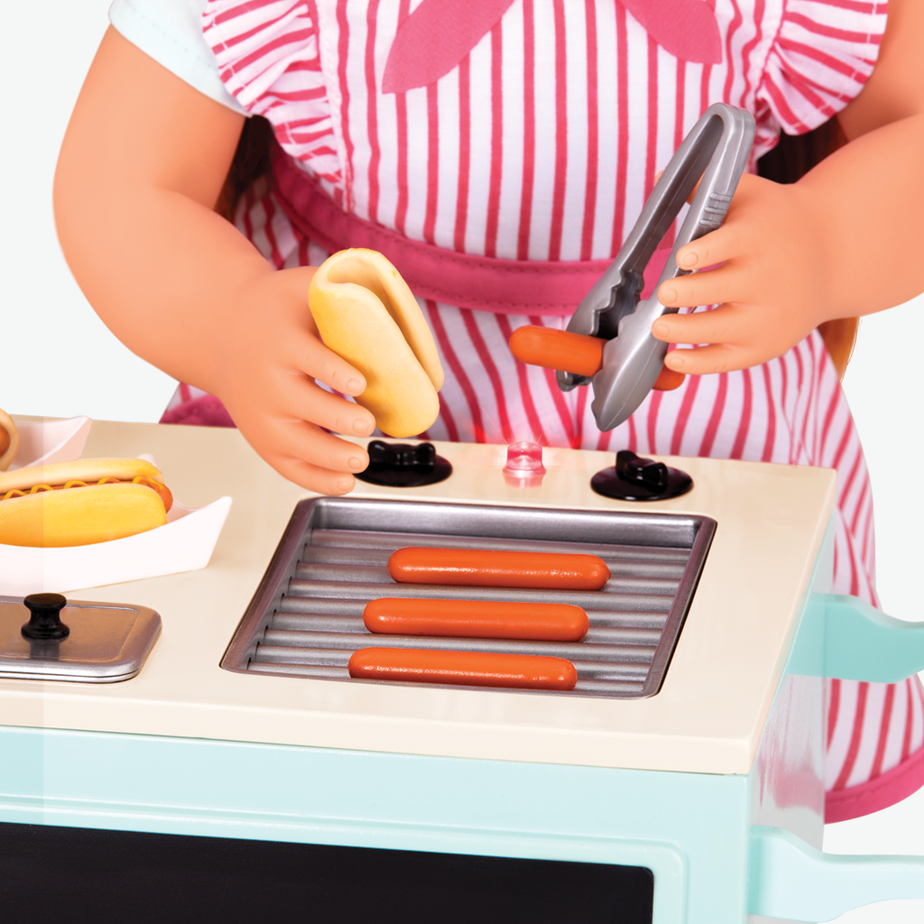 Hot dog cart playset