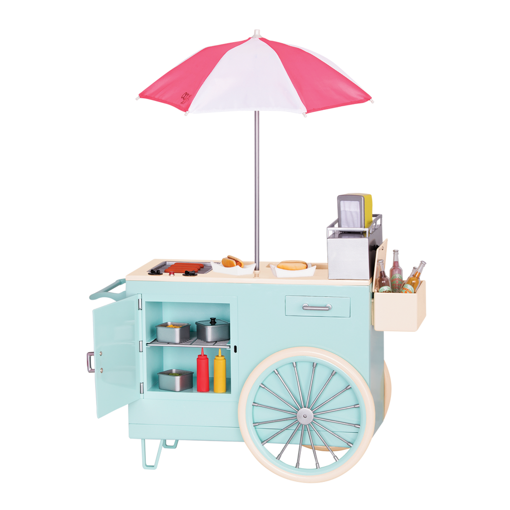 Hot dog cart playset