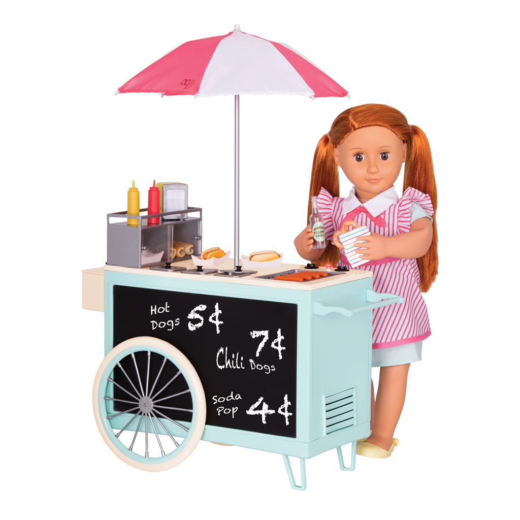Hot dog cart playset