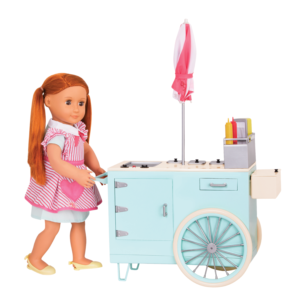 Hot dog cart playset