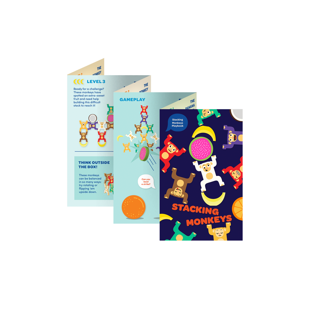 Battat - Wooden Stacking Monkeys