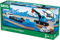 BRIO - Container & Crane Wagon 4 pieces