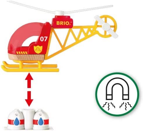 BRIO - Firefighter Helicopter 3 pieces