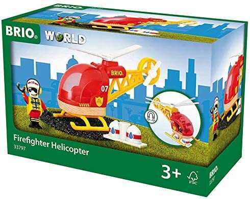 BRIO - Firefighter Helicopter 3 pieces