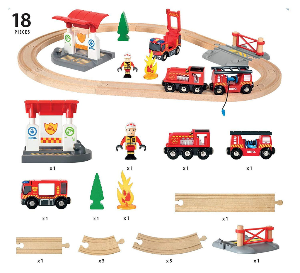 BRIO - Firefighter Set 18 pieces