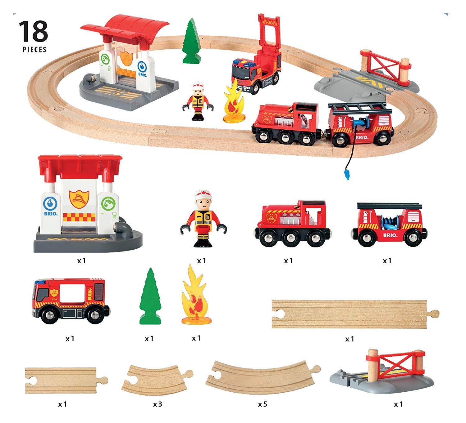 BRIO - Firefighter Set 18 pieces