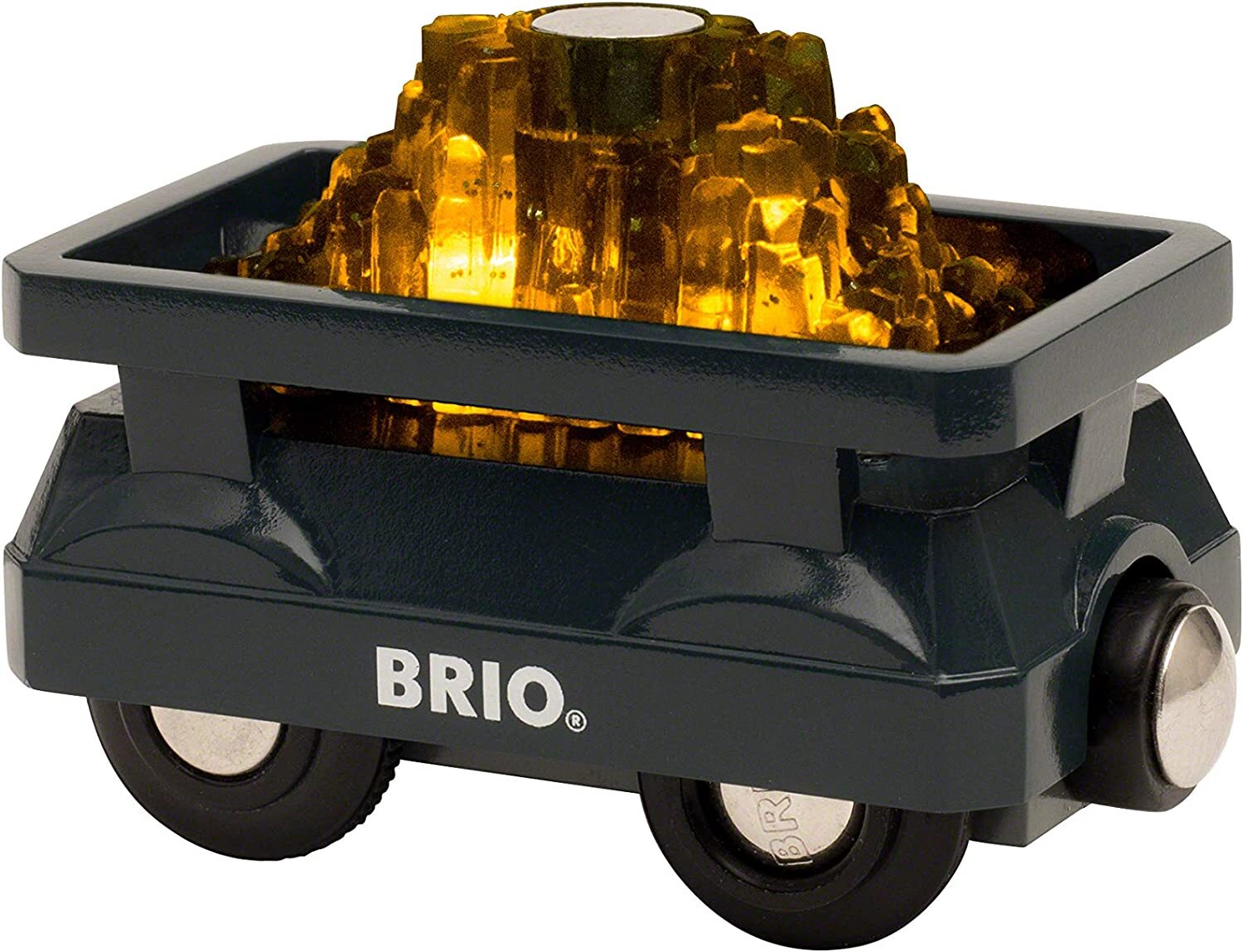 BRIO - Light Up Gold Wagon 2 pieces