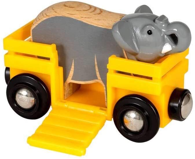 BRIO - Elephant and Wagon 2 pieces