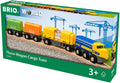 BRIO - Three-Wagon Cargo Train 7 pieces