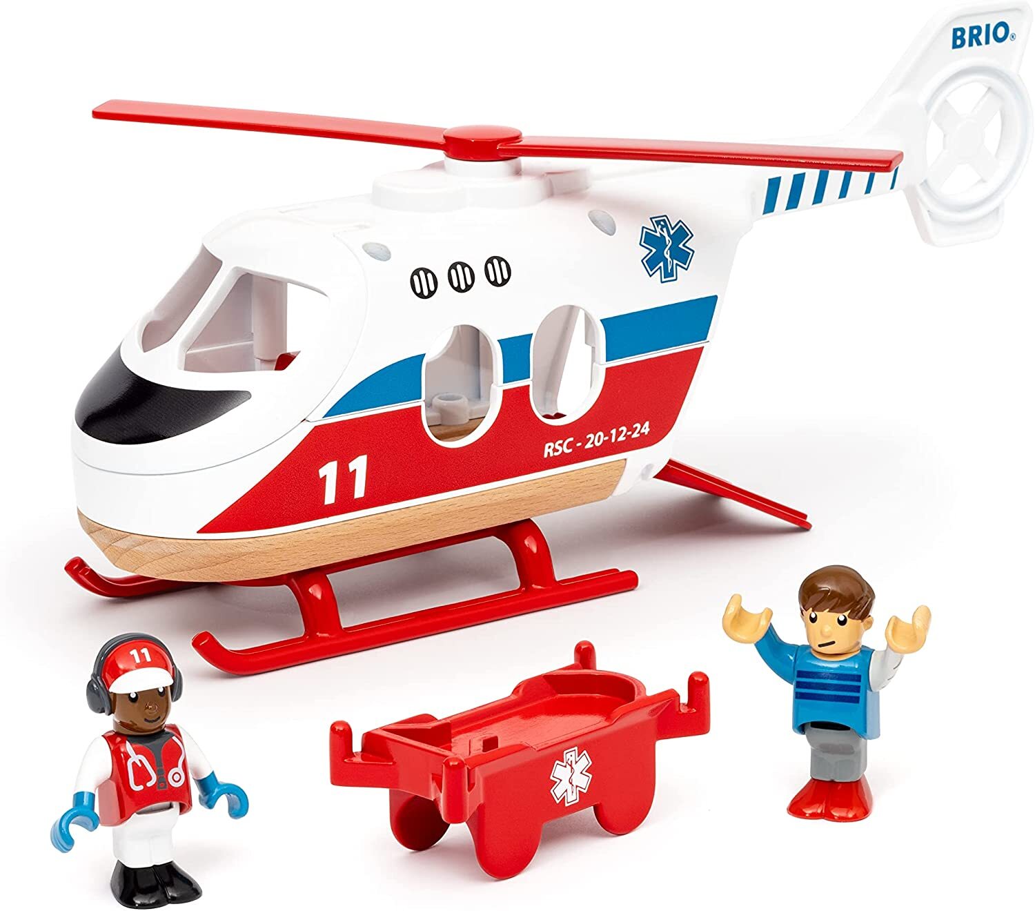 BRIO - Rescue Helicopter 4 pieces