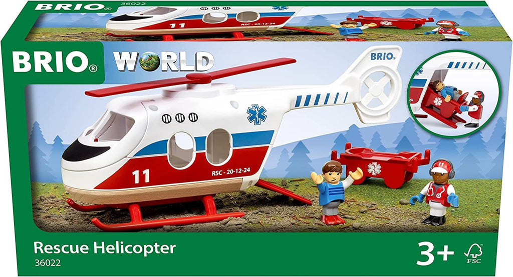 BRIO - Rescue Helicopter 4 pieces
