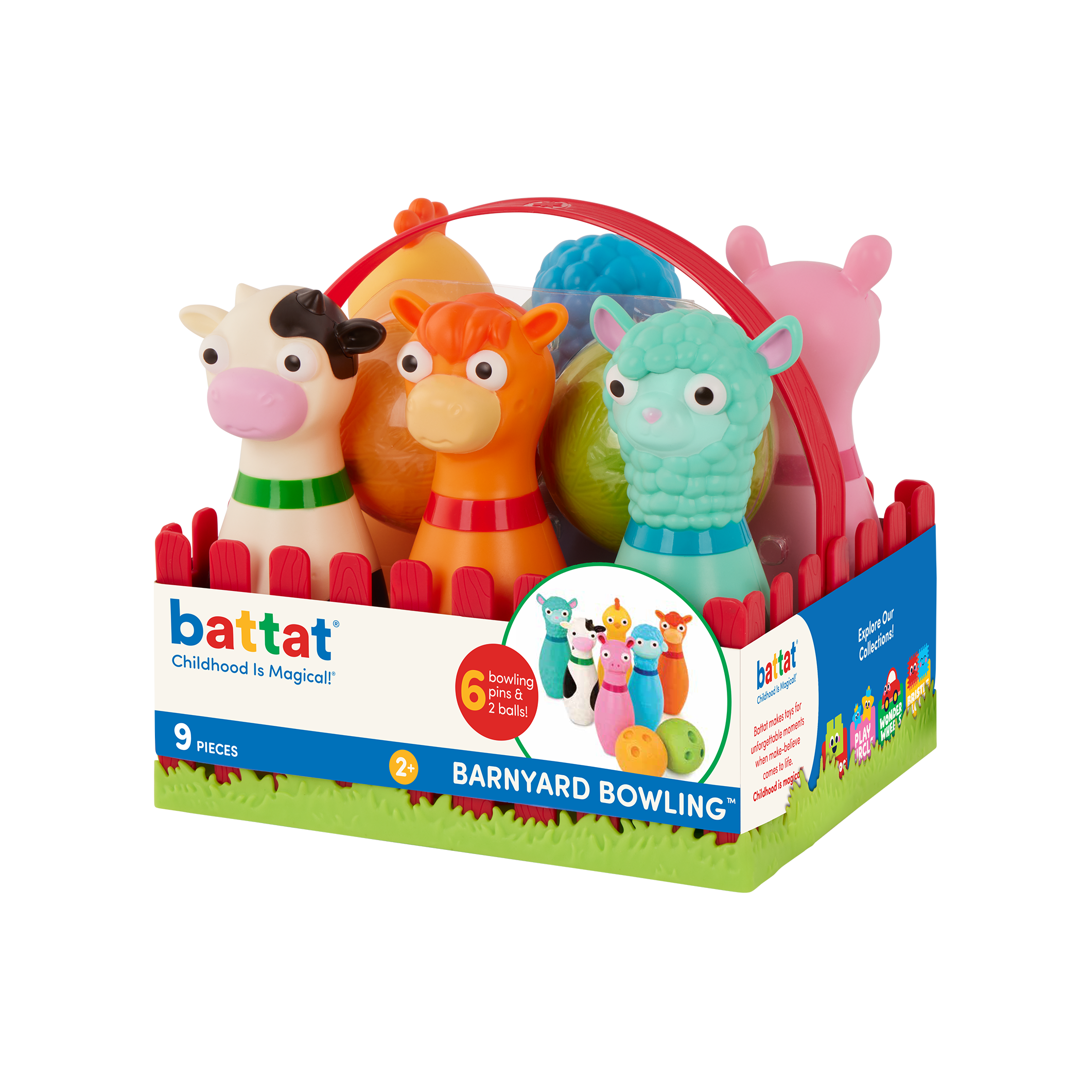 battat spielzeug Battat - Barnyard Bowling – The Play Room