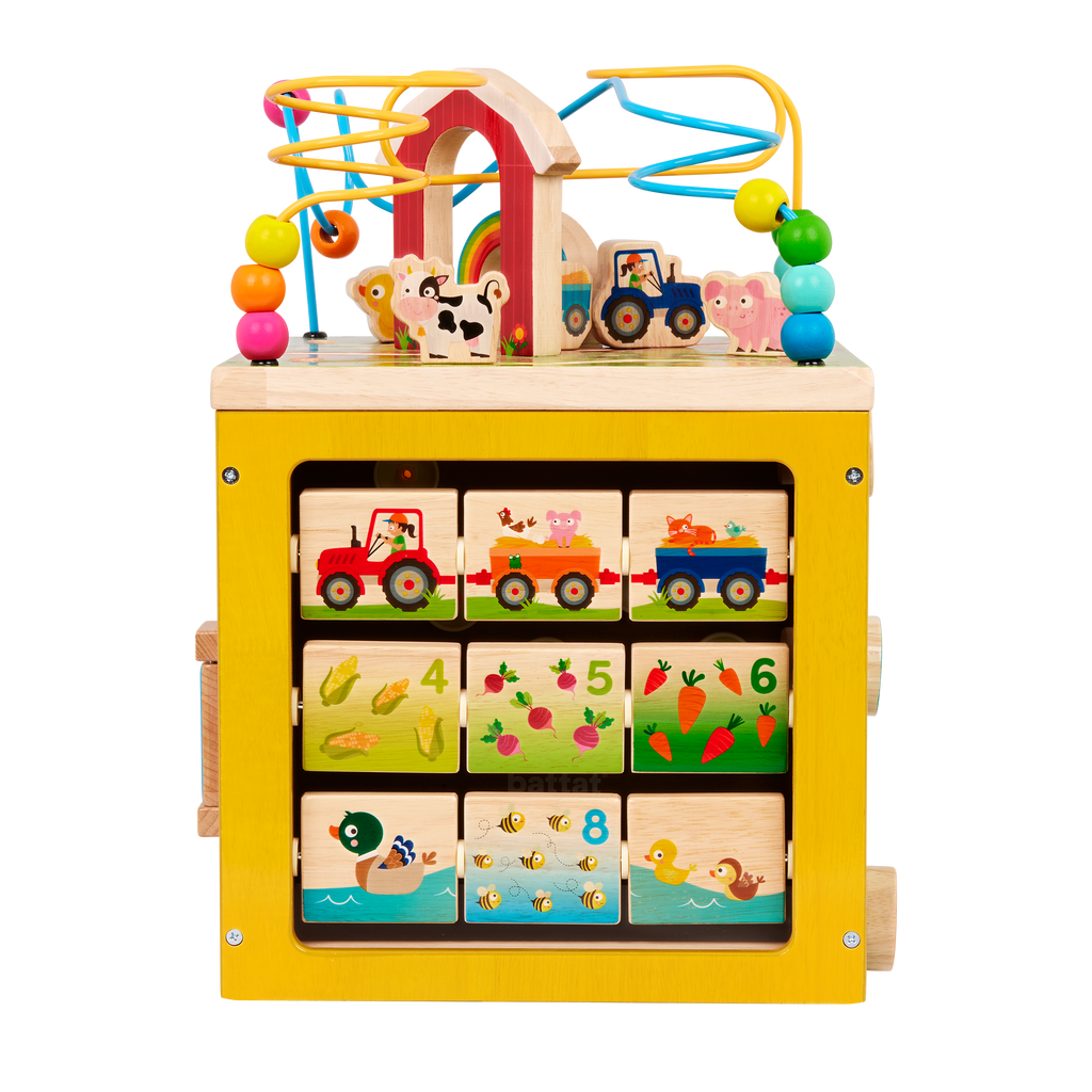 Battat - Barnyard Activity Cube