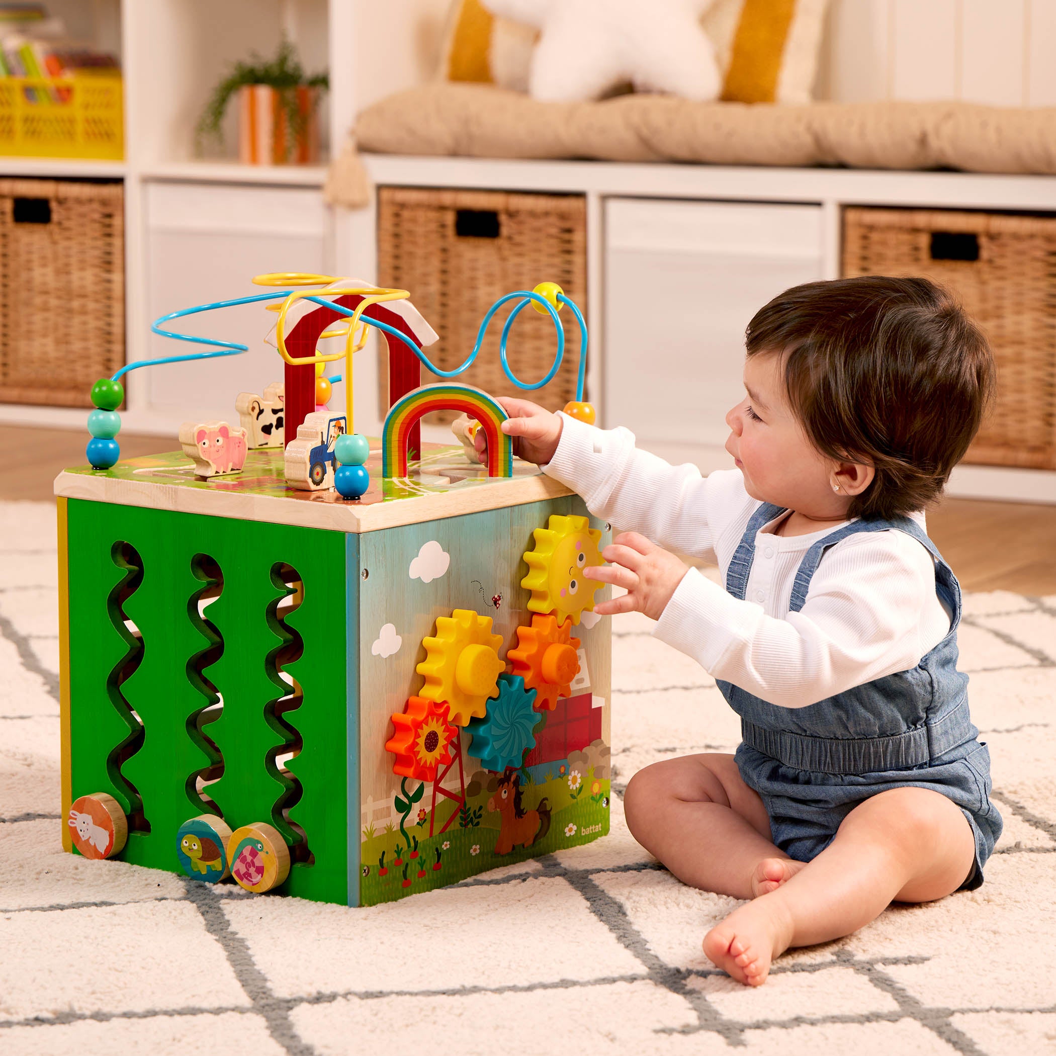 Battat - Barnyard Activity Cube