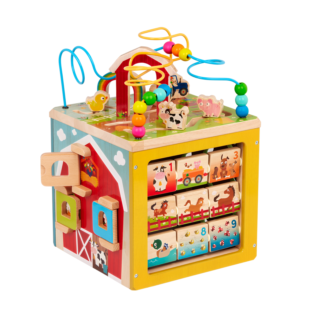 Battat - Barnyard Activity Cube