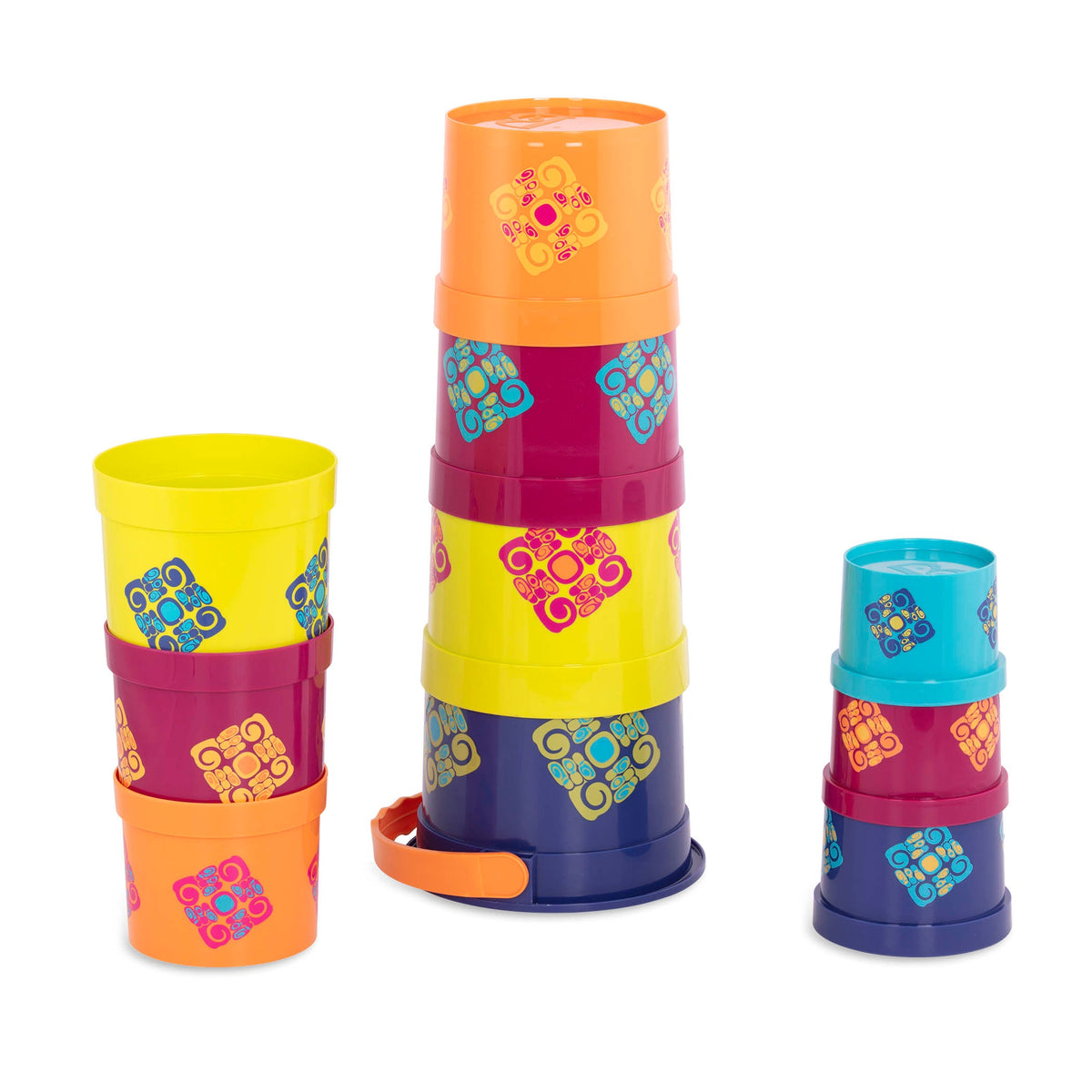 Bazillion Buckets | 10 Stacking Cups | B. toys – The Play Room