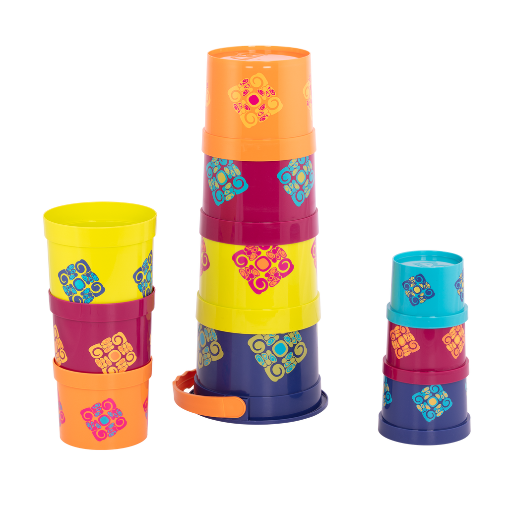 Bazillion Buckets stacking cups