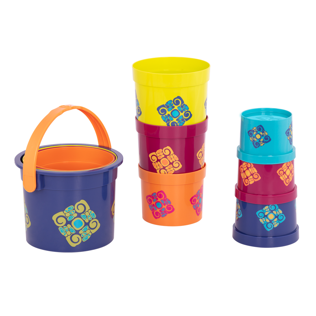 Bazillion Buckets stacking cups