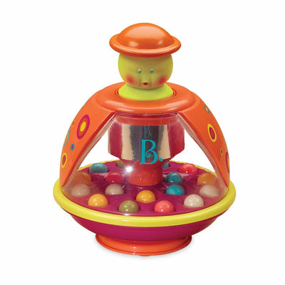 Ladybug tumble toy with colorful balls