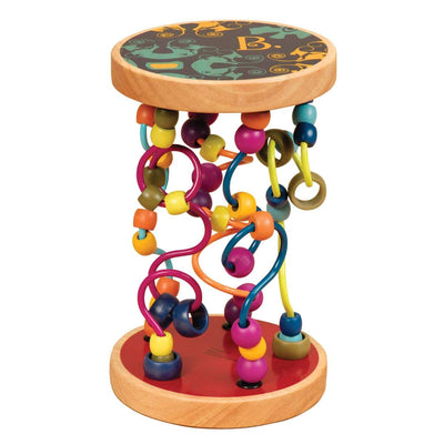 Wooden bead maze