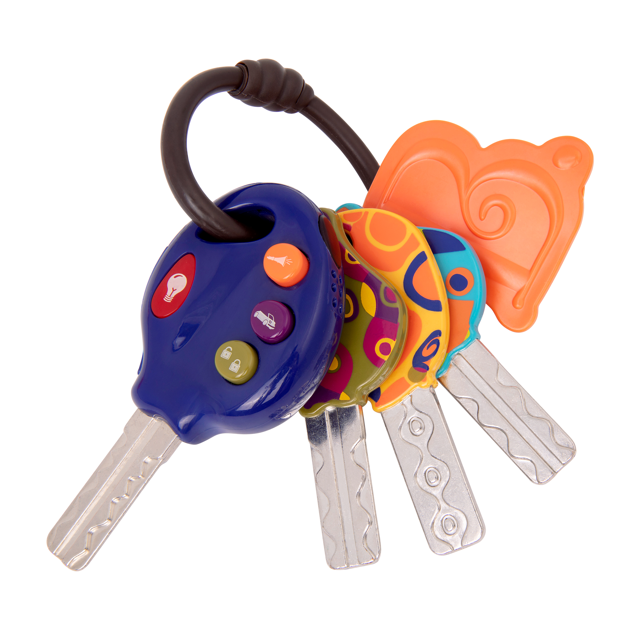 Luckey car key toy for baby navy
