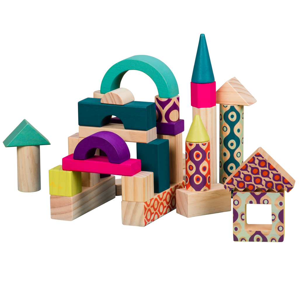 Wood U Build It blocks 