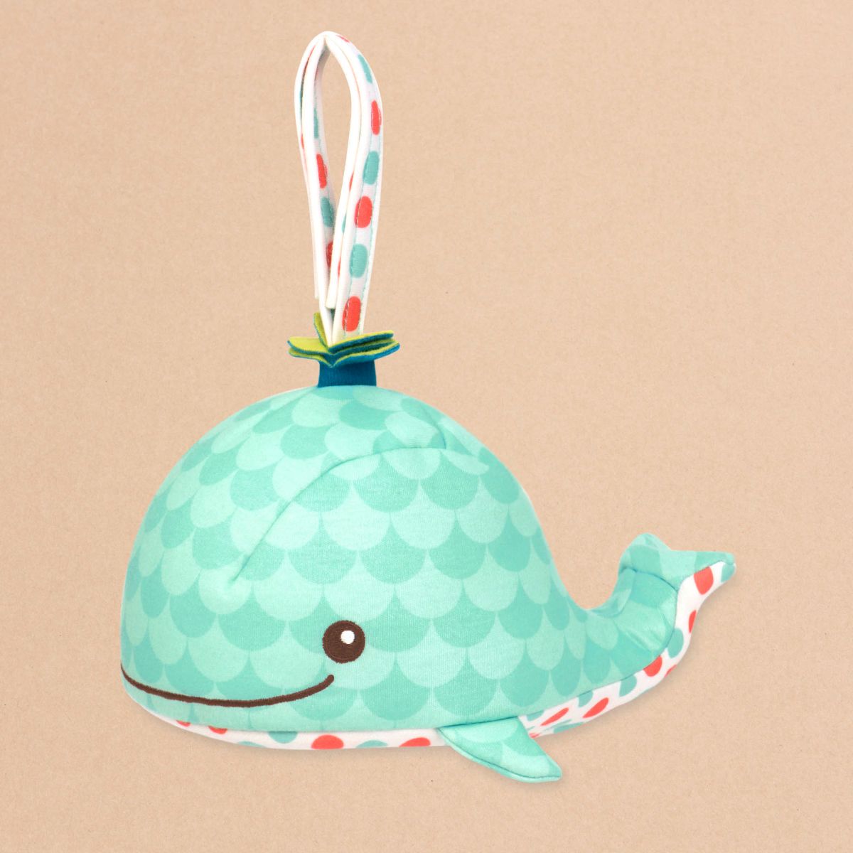 Whale bedtime toy.