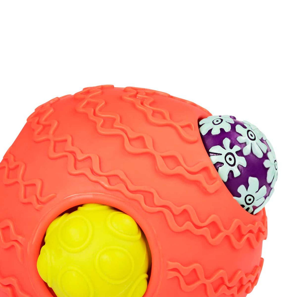 Sensory toy balls.