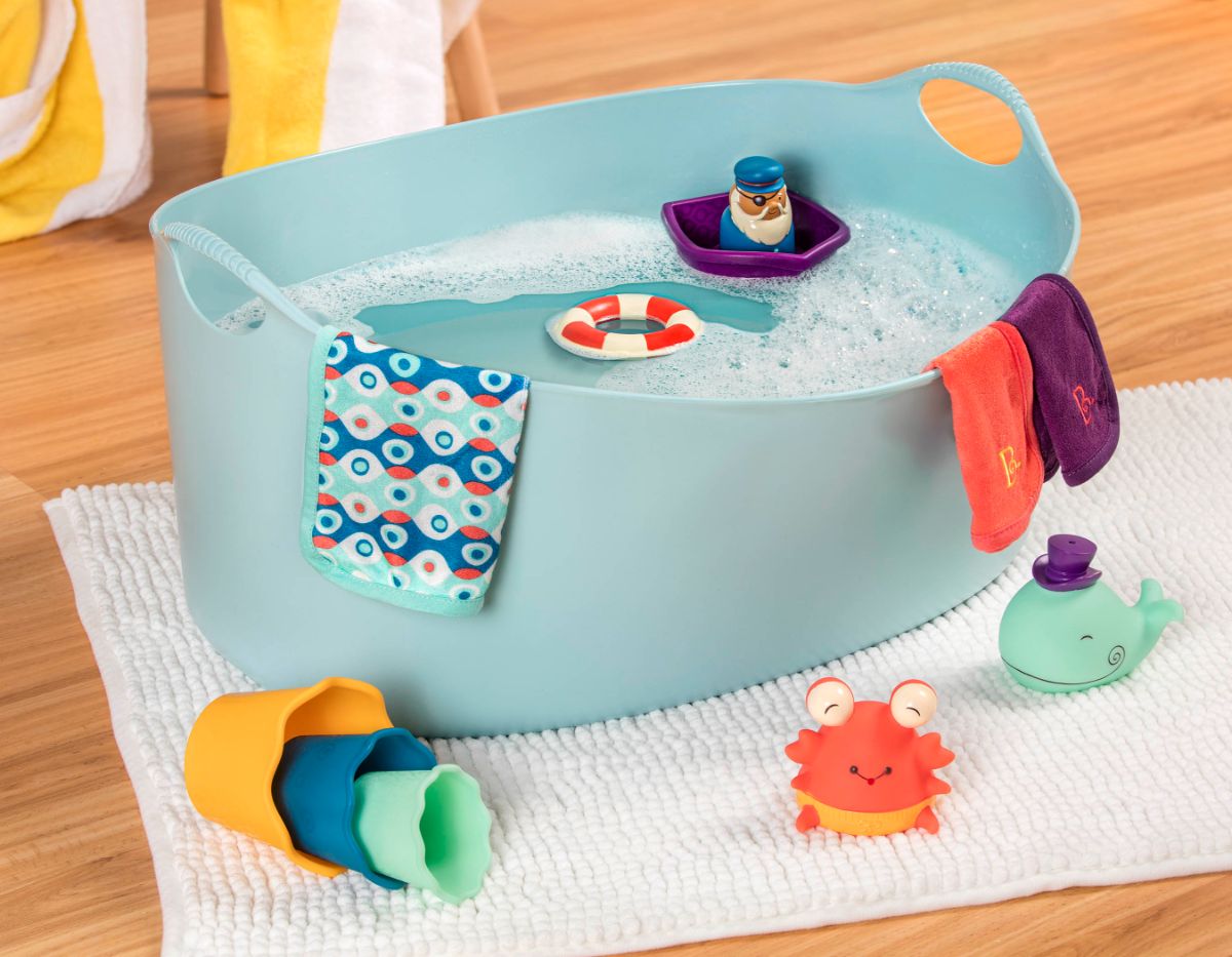 Baby bath toys.
