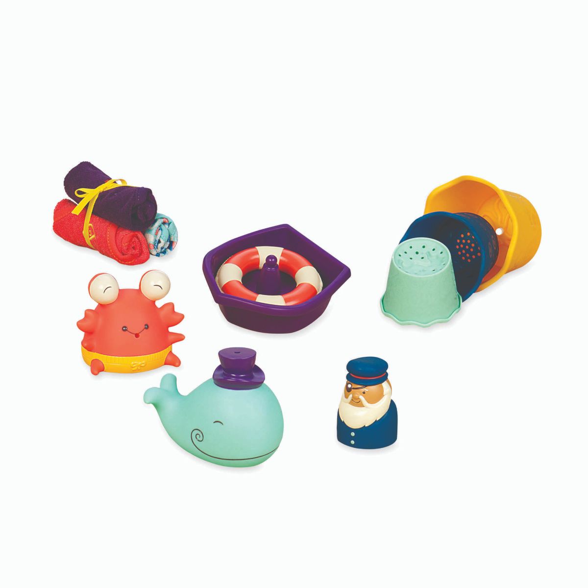 Baby bath toys.