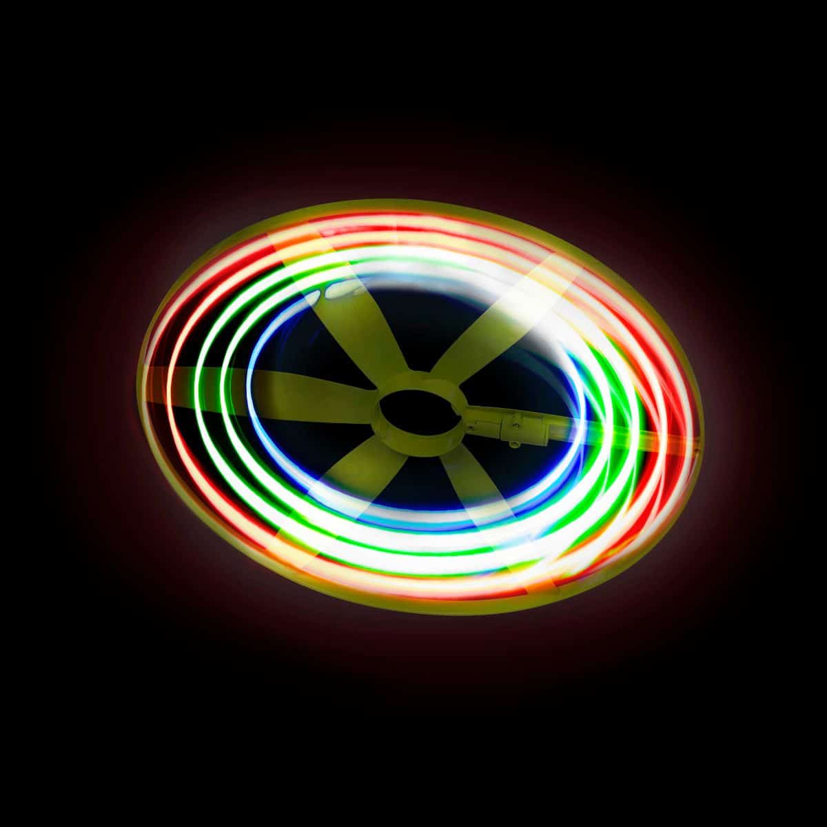 Flying disc with launcher