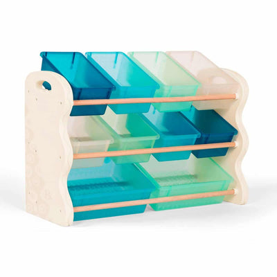 Storage bin organizer