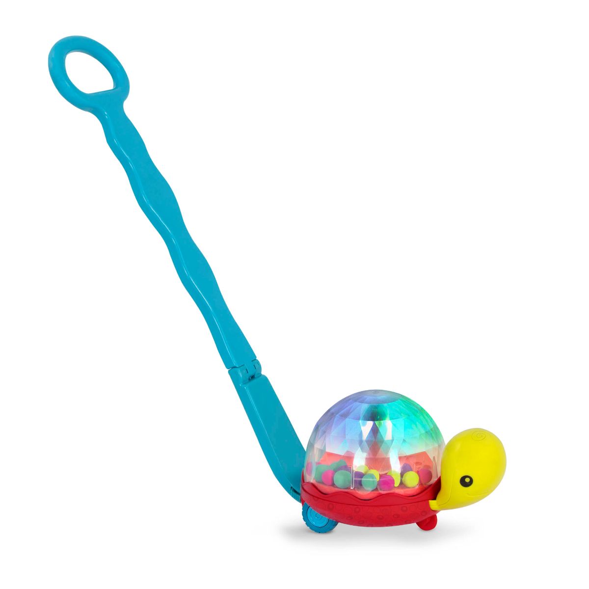 Light-up turtle walker and popper