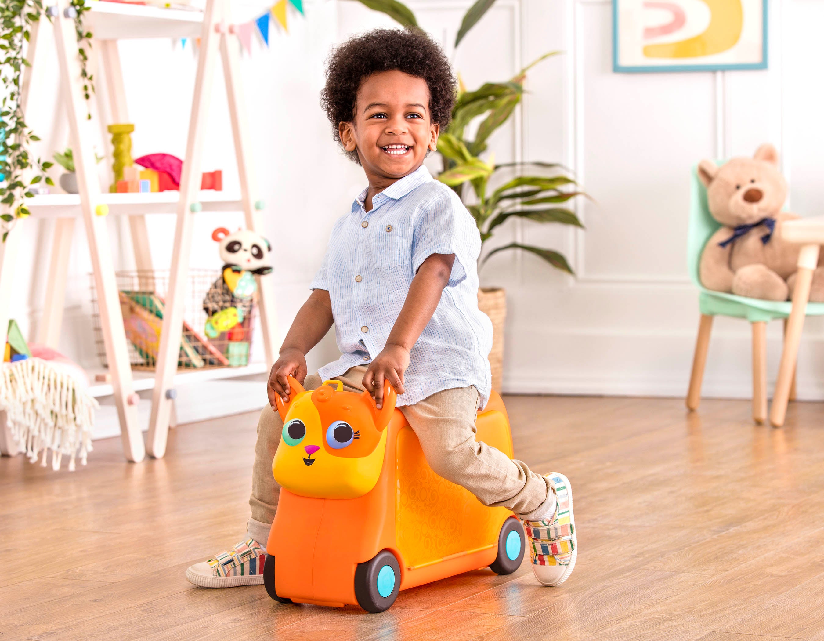 B. toys - Gogo Ride-On, Lolo Kid Suitcase