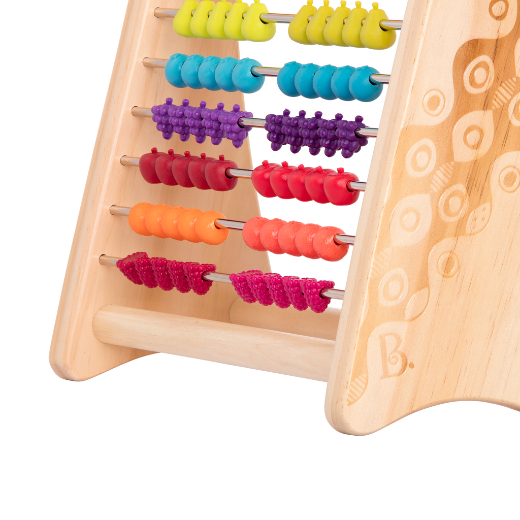 Wooden abacus.