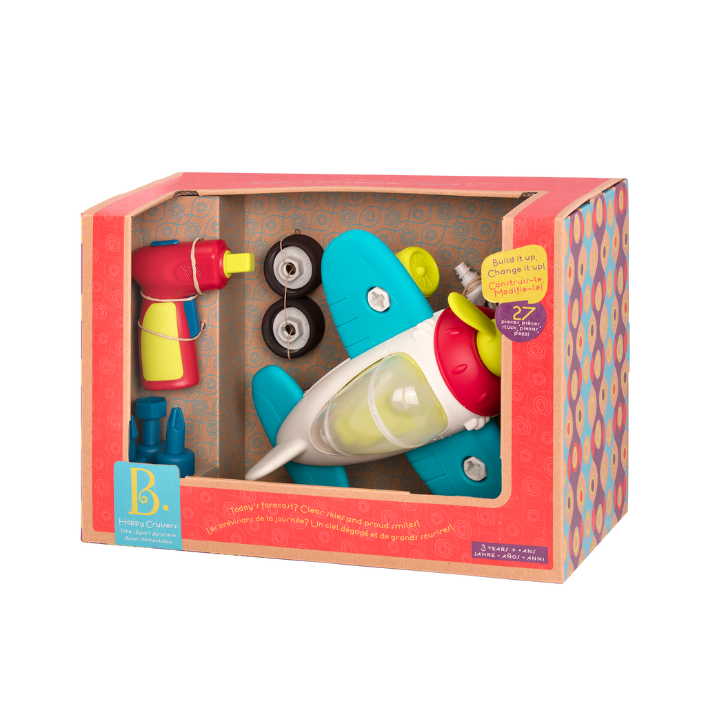 B. toys - Happy Cruisers - Take-Apart Airplane