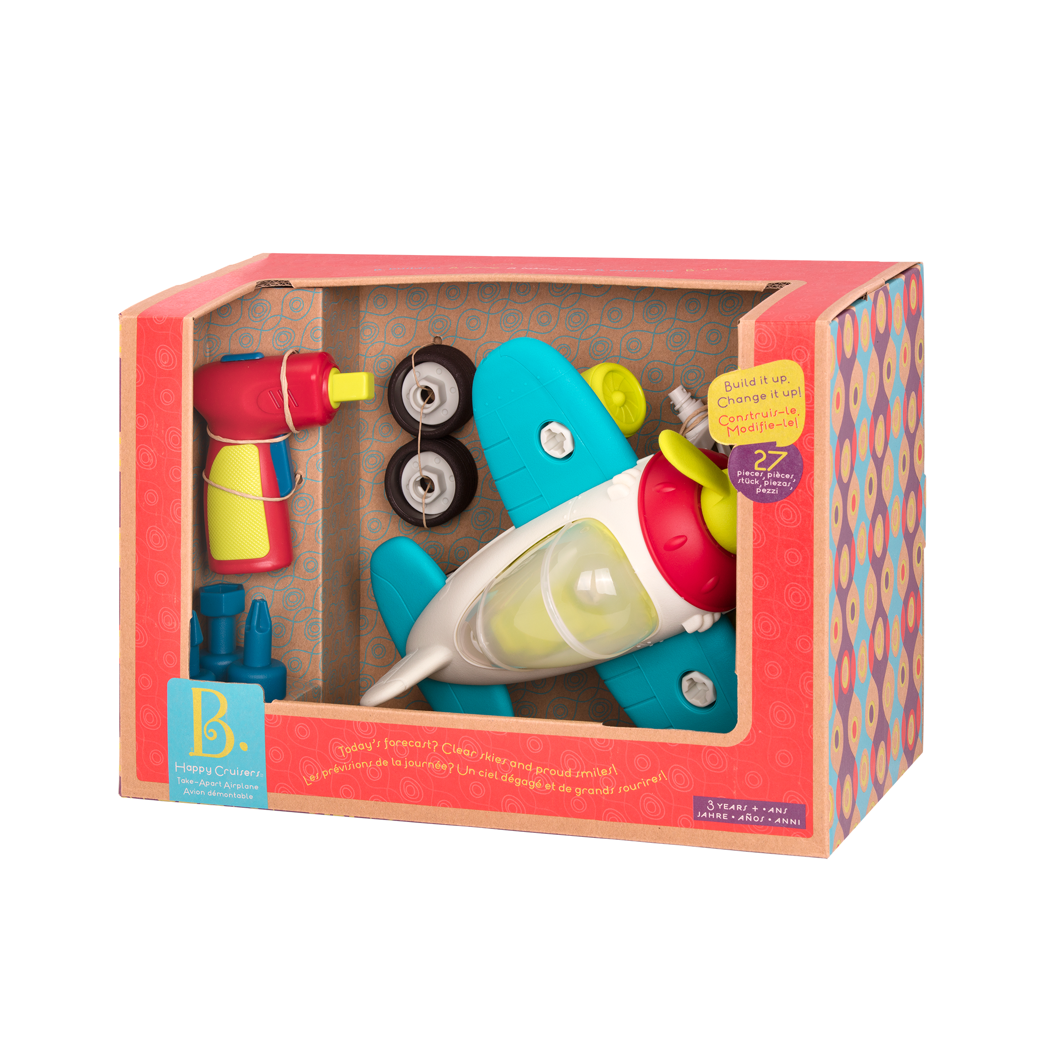 B. toys - Happy Cruisers - Take-Apart Airplane