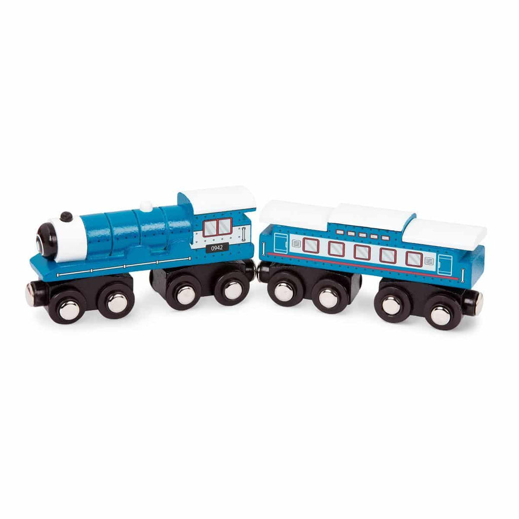 B. toys - Wooden Trains Asst