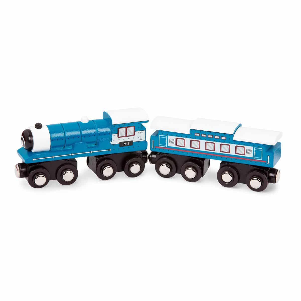 B. toys - Wooden Trains Asst