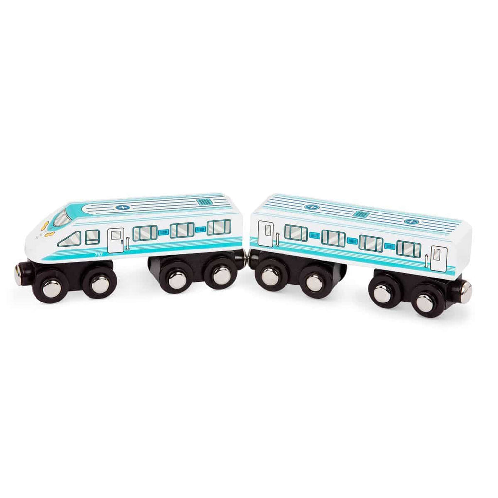 B. toys - Wooden Trains Asst