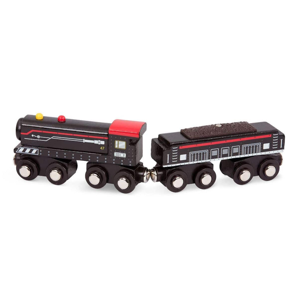 B. toys - Wooden Trains Asst