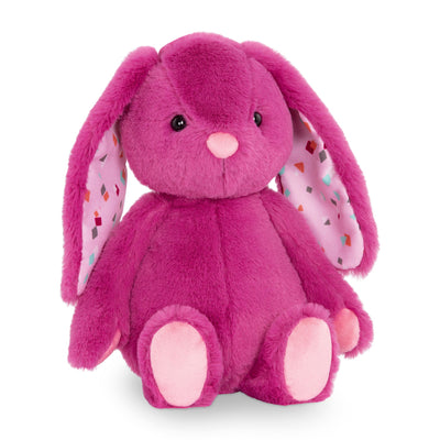 Pink plush bunny.
