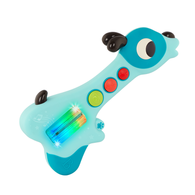 Toy dog guitar.