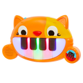 Mini cat keyboard lighting up.