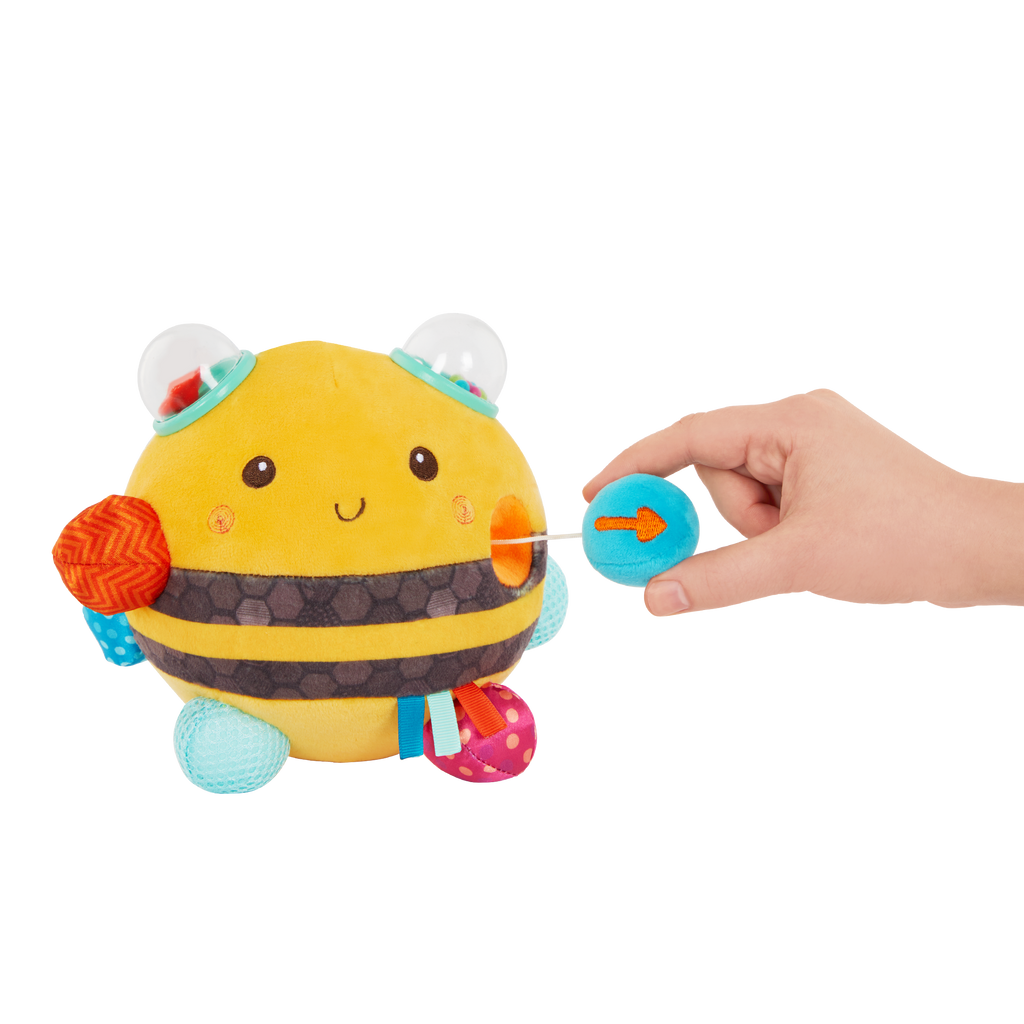 Sensory plush bee.