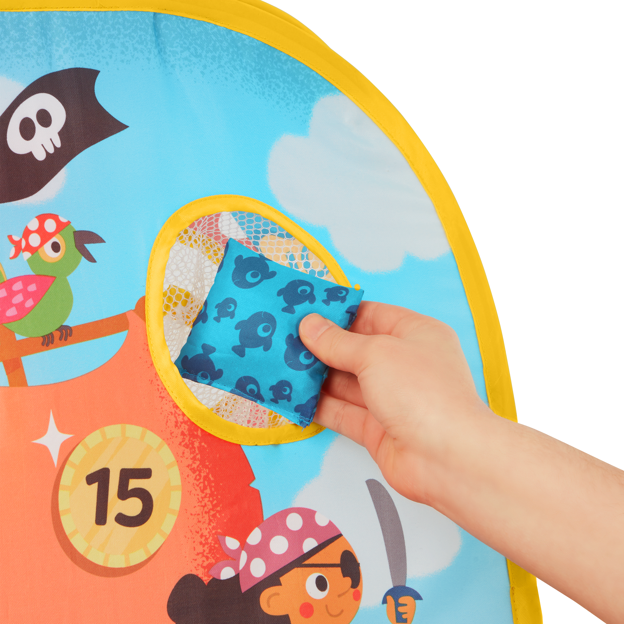Bean bag toss game.