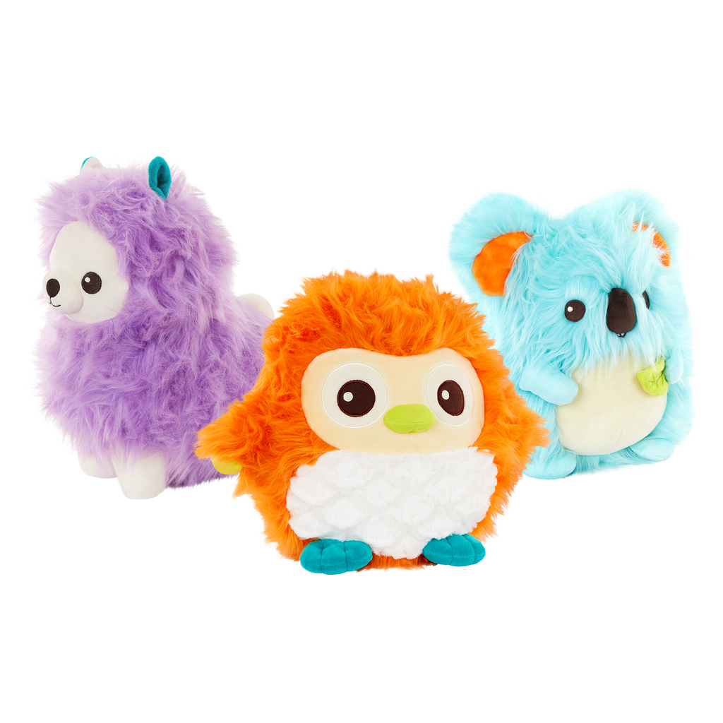 B. toys – Fluffy Funkies; Ola Owl
