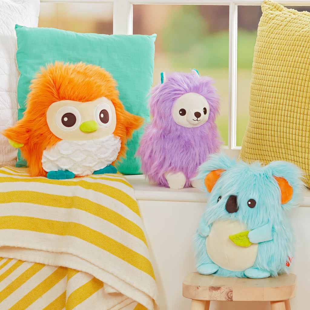 B. toys – Fluffy Funkies; Ola Owl