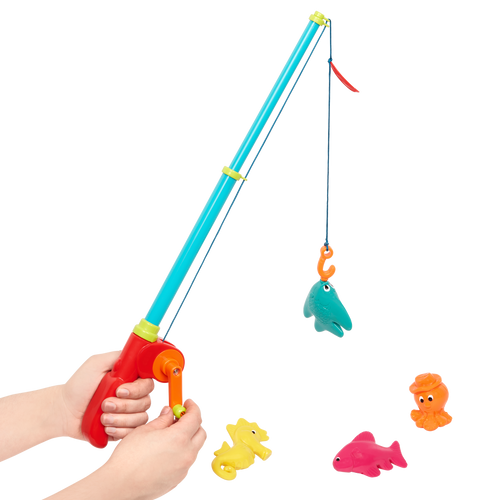 Toy fishing set.
